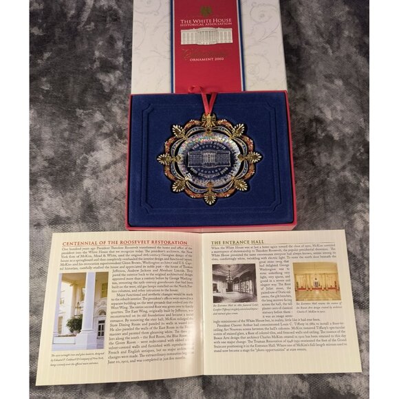 2002 The White House Historical Association Christmas Ornament - Picture 2 of 4